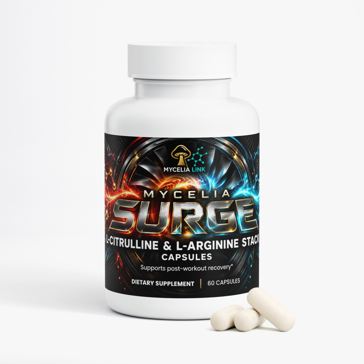 MYCELIA LINK SURGE (L-Citrulline & L-Arginine Stack)