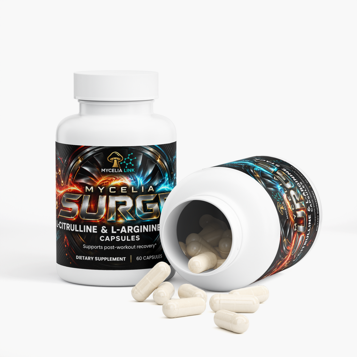 MYCELIA LINK SURGE (L-Citrulline & L-Arginine Stack)