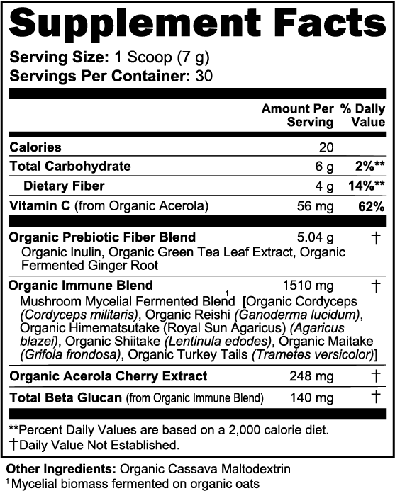 Mycelia Symbiosis Fermented Mushroom Blend