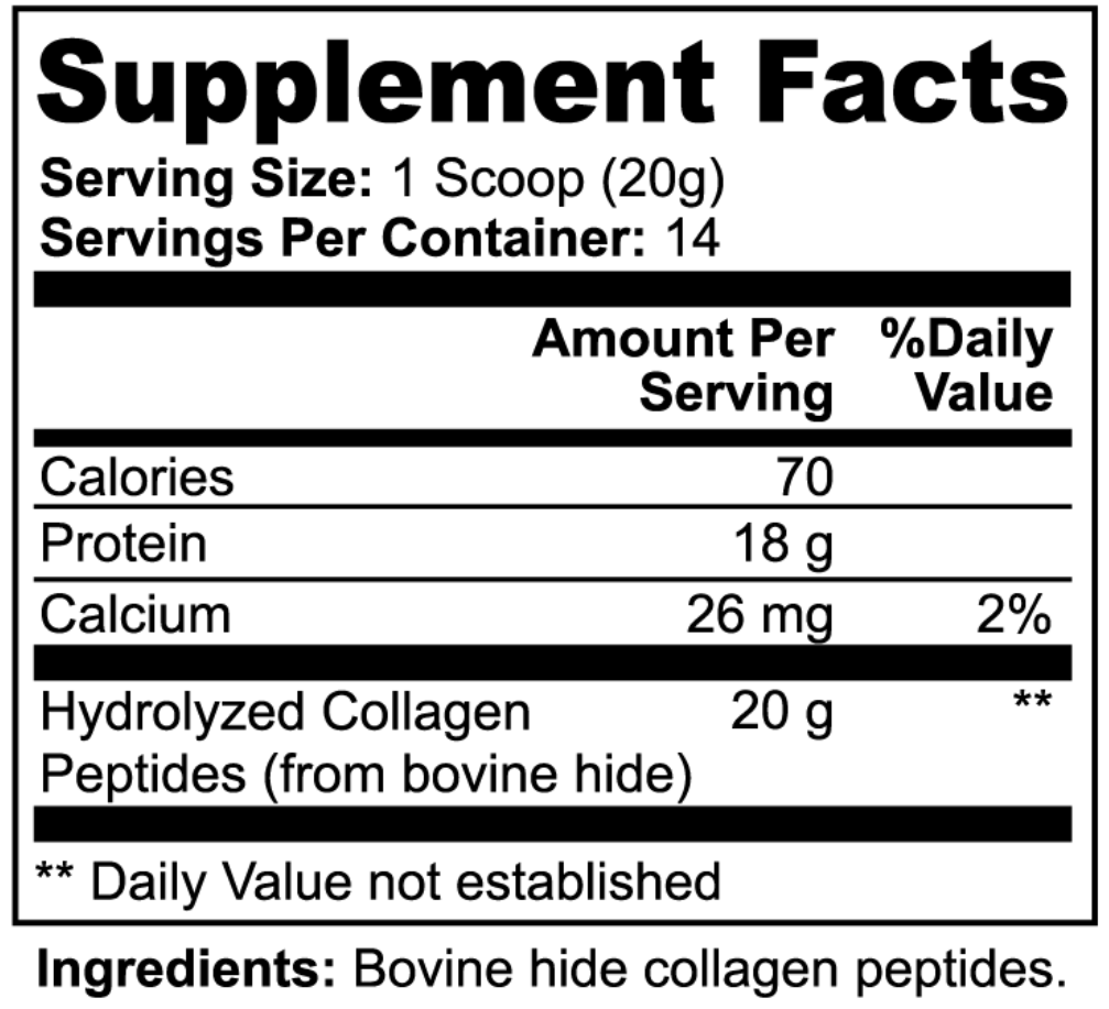 MYCELIA MATRIX - Grass-Fed Hydrolyzed Collagen Peptides