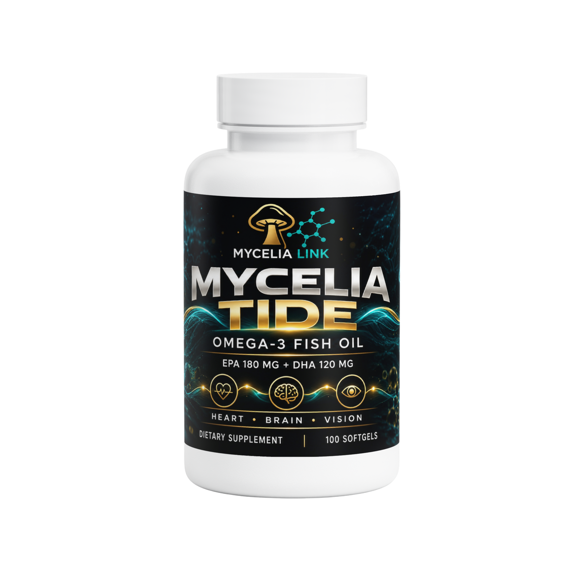 MYCELIA TIDE - Omega-3 EPA 180mg + DHA 120mg